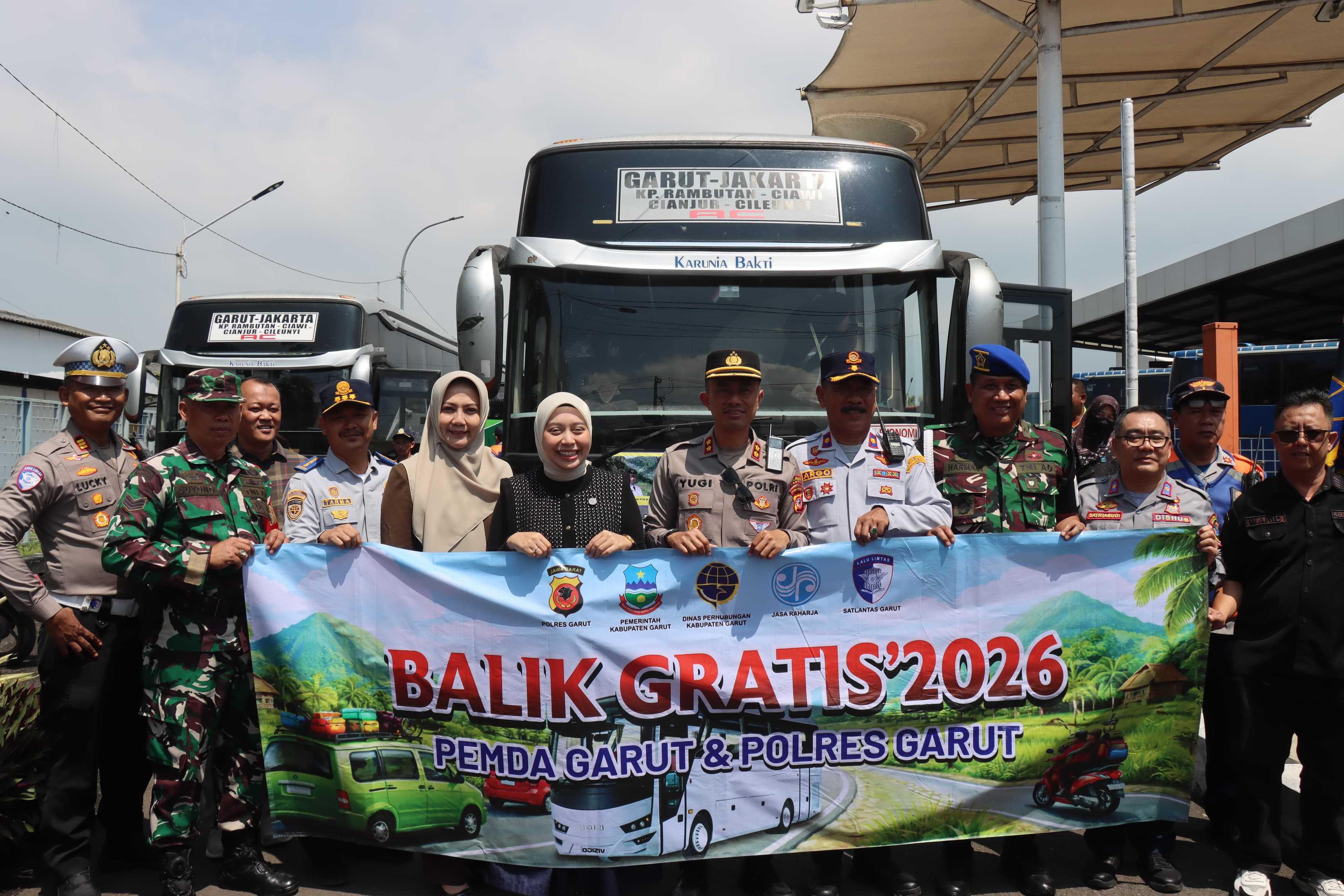 Program Balik Gratis Lebaran 2026 di Garut Resmi di Gelar, Ini Dia Rute dan Tujuannya